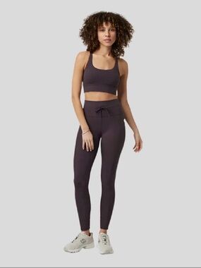 Vuori Womens Daily Pocket Legging - Sangria